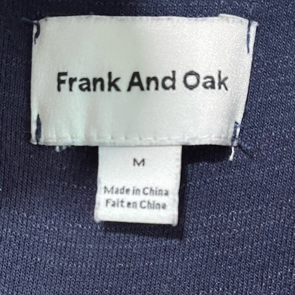 Frank And Oak Men’s Half-Zip Sweatshirt - Size M - Picture 7 of 10